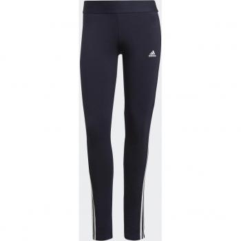 adidas Women's 3 Stripes Leggings, Legend Ink/White, Size L