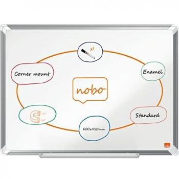 Pizarra magnética de acero vitrificado Nobo Premium Plus