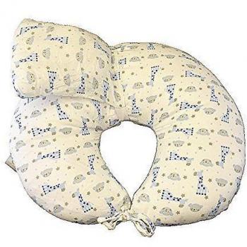 Cojín de Lactancia Almohada multifuncional, Funda cojín de tela impresión 100% algodón, desenfundable y lavable