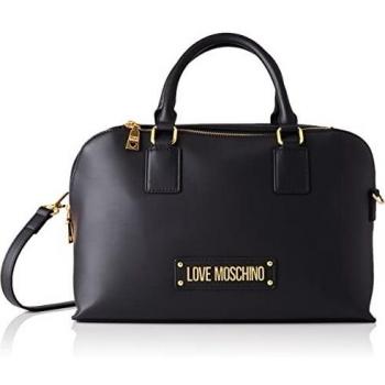 Bolso de Mujer Love Moschino Negro con Corazón Metálico