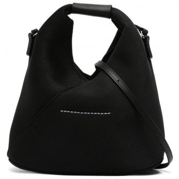 MM6 Maison Margiela Black Japanese Handbag with Signature Numbers Motif, One Size