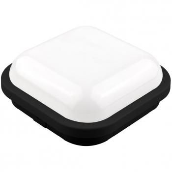 Aplique LED Matel IP65 Cuadrado Negro 20W 6400K