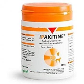 Suplemento Dietético Ipakitine para Mejorar la Función Renal en Perros y Gatos, 180 gr