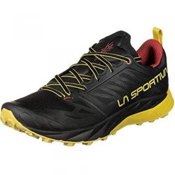 LA SPORTIVA Kaptiva, Zapatillas de Trail Running Hombre, Black/Yellow, 41.5 EU