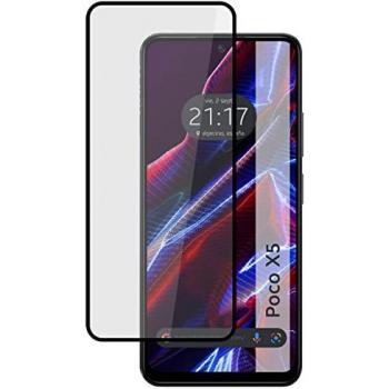 Protector Cristal Templado Completo 5D Negro Full Glue para Xiaomi POCO X5 5G