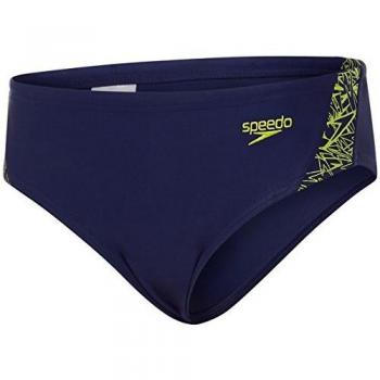 Speedo Boom Splice 6.5cm Brief - Bañador Slip, Niño, Azul Marino -