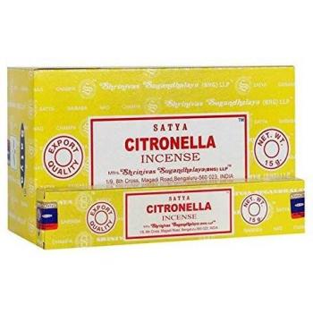 Incienso Satya Citronela - 12 paquetes de 15g