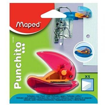 Maped 33100 Punchito en blister- Taladro 1 agujero. Colores surtidos