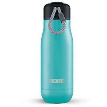 Botella Térmica ZOKU 0.35L Acero Inoxidable Doble Pared Turquesa