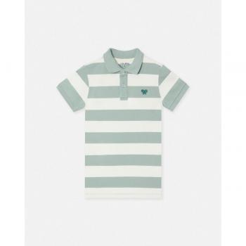 Polo de niño a rayas de algodón