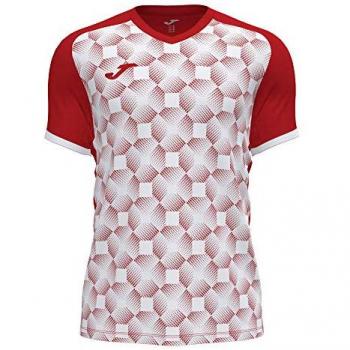 Camiseta manga corta Joma Supernova III hombre/niño rojo blanco