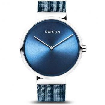 BERING Unisex Analog Quartz Classic Collection Watch with stainless steel Strap and Sapphire Crystal 14539-308