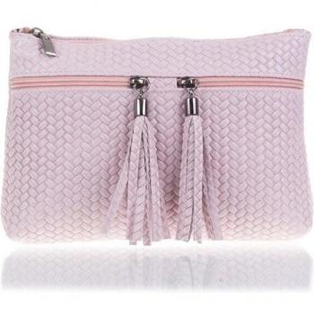 Firenze Artegiani Oderzo Bolso bandolera de mujer en piel auténtica grabado espiga - Hecho en Italia