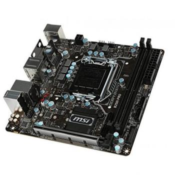MSI b250i Pro Tarjeta Madre, formato Mini-ITX, Chipset kabylake, Negro