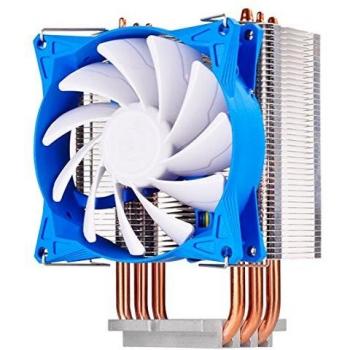 Silverstone AR08 V2 - Disipador de CPU 92mm PWM con 3 Heatpipes, Compatible Intel LGA 775/115X/1366/2011 y AMD AM2/AM3/AM4/FM1/FM