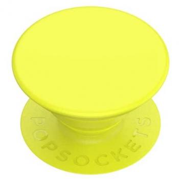 Sujeción y Soporte PopGrip para Smartphone - Diseño Amarillo Neón