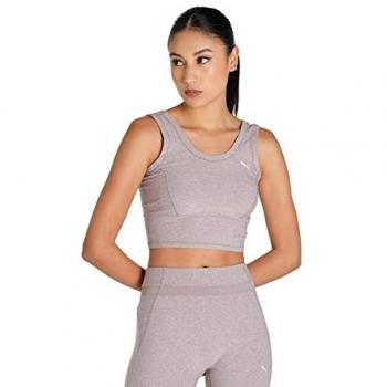 Puma Sujetador Deportivo Yoga Studio Yogini Luxe Gris XL Mujer