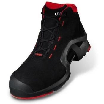 Botas de Seguridad Uvex S3 SRC Montantes, Color Negro/Rojo, Talla 49
