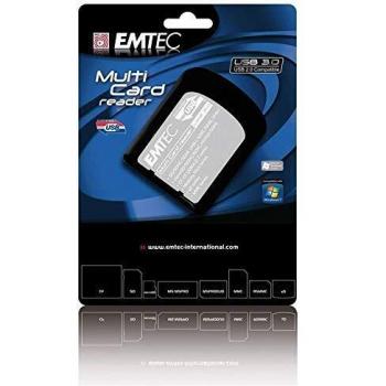 Emtec EKLMFLU03 - Lector de tarjetas de memoria USB 3.0