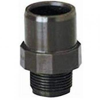 Extremo Roscado Macho PVC HTA con Refuerzo de Acero Inoxidable 40/50 x 4049