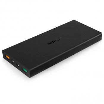 Batería externa de 16000 mAh color negro Aukey PB-T9-TYES-N