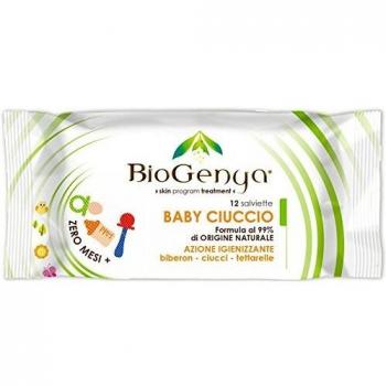 BIOGENYA Baby - 12 toallitas limpiadoras para chupetes