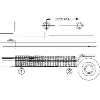 Panel lateral de reparación VAN WEZEL 3051.01 para MERCEDES-BENZ T2/L Van / Break, lado conductor o pasajero