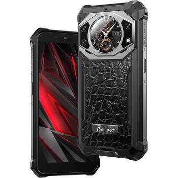 Smartphone robusto FOSSiBOT F101 PRO, 8 GB RAM, 128 GB almacenamiento, cámara triple AI, pantalla trasera de 1,32 pulgadas, batería grande de 10600mAh
