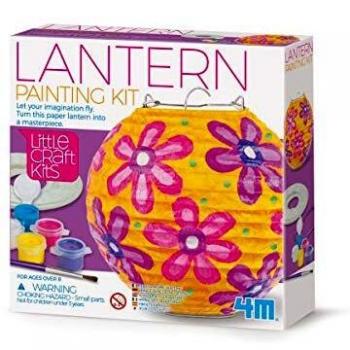 4M Lantern Painting Kit de Pintura para farolillos Little Craft, Multicolor