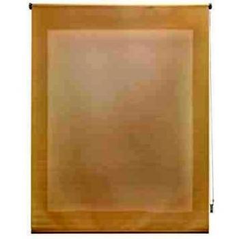 FirstlineGo Estor Enrollable traslúcido Liso Beige 160 X 175 cm