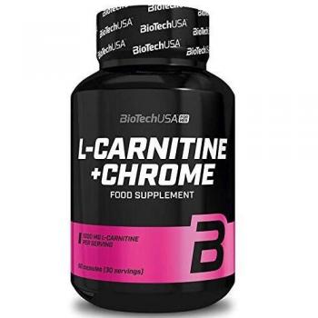 BioTechUSA L-Carnitine + Chrome -L-Carnitina - 60 Cápsulas