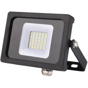 Proyector LED 10W 900lm Luz Fría Exterior Orientable Negro