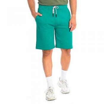Pantalón Corto Deportivo para Hombre La Martina TMB003-FP221 Verde Algodón Tamaño Mediano