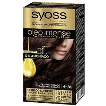 Syoss Oleo Intense Permanent Hair Dye 4-86 Iced Chestnut, Ammonia-Free