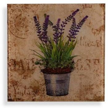Cuadro Versa Lavanda Cristal 30x30 cm
