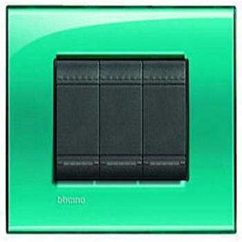 Placa Cuadrada Livinglight Verde Deep 7 Módulos LNA4807VD