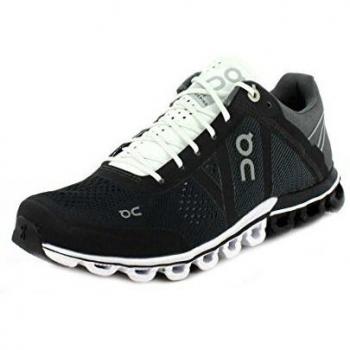 On Women's Cloudflow Mesh Running Shoes - Size 42 Black/Grey/White