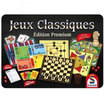 Caja de Metal de Juegos Clásicos - Edición Premium Schmidt Spiele