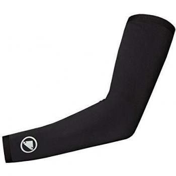 ENDURA Manguitos FS260-Pro - Versatilidad de 3 temporadas, paneles de tejido Thermoroubaix® con tratamiento DWR M™ sin PFC, aislamiento, confort y repelencia al agua, color negro, talla M-L