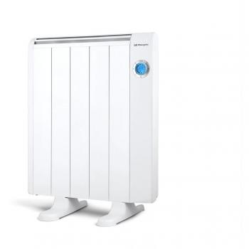 Orbegozo RRE 810 Emisor Térmico Bajo Consumo, 5 Elementos de Calor, Pantalla Digital LCD, Mando a Distancia, Funcionamiento Programable, 800 W, Aluminio, Color Blanco
