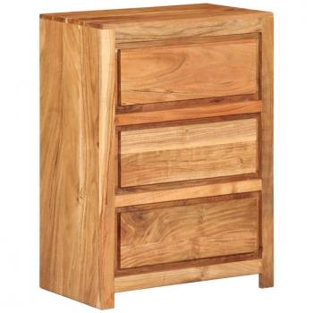 vidaXL Drawer Cabinet 55x33x75 cm Solid Wood Acacia