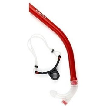 Speedo - Tubo de Snorkel, color rojo