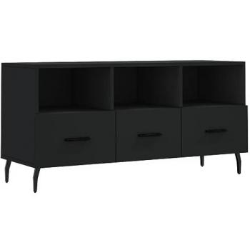 Soporte de TV negro 102x36x50 cm madera multicapa