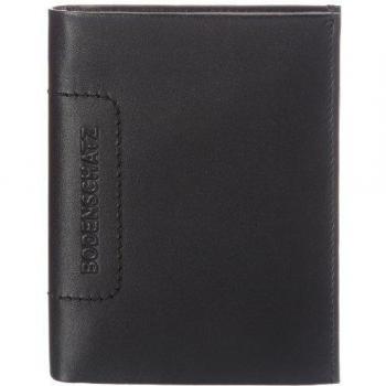 Bodenschatz Novara - Monedero de cuero hombre, color negro, talla 10x13x3 cm
