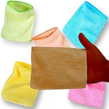 Guantes de Cambio de Pañal Coloridos Ecológicos de Bambú - 5 Unidades
