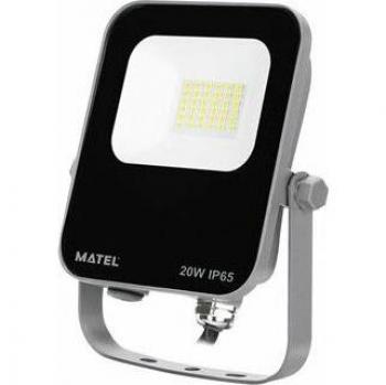 Proyector LED Aluminio Mate Chip Samsung 20W Frío
