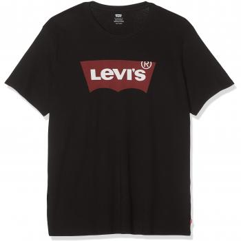Levi's Men's Graphic Set-in Neck Short Sleeve T-Shirt, Black