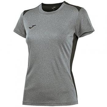 Joma Campus II Camiseta, Mujer, Gris-Antracita-250, L