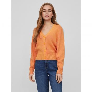 Cardigan Vila Ril naranja y rosa para mujer