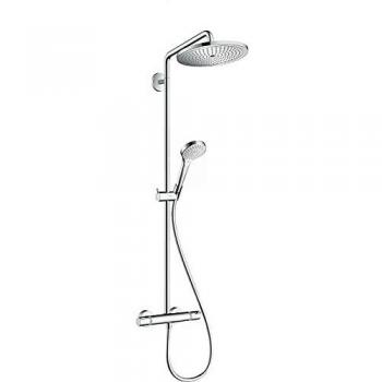 Hansgrohe 26794000 Croma Select S 280 Air columna de ducha, ahorro de agua, cromo